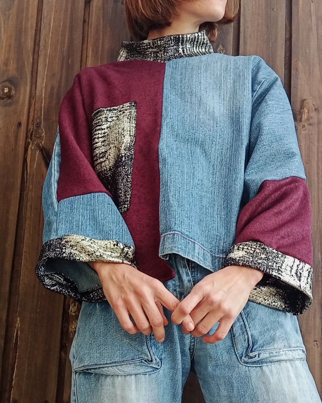 Sweater Fusión upcycling - Imagen 3
