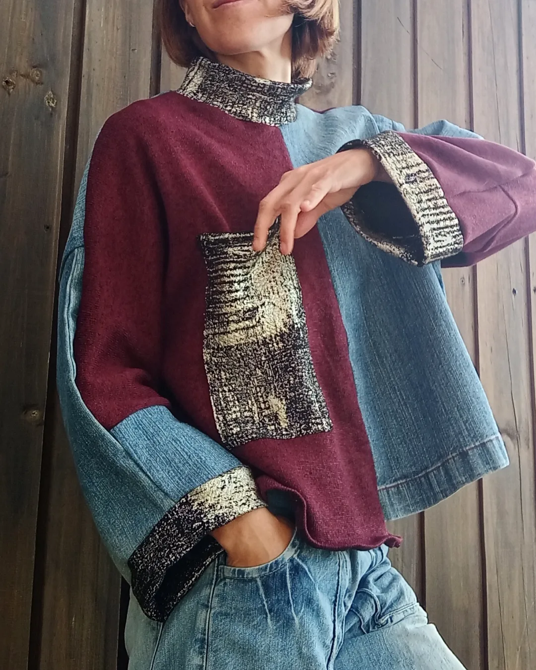 Sweater Fusión upcycling