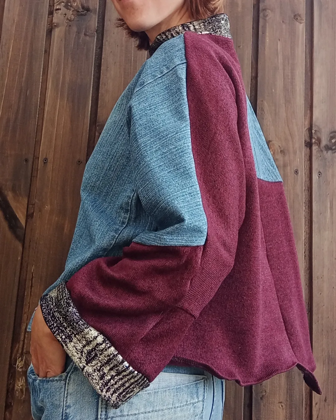 Sweater Fusión upcycling - Imagen 2