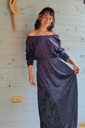 MAXI VESTIDO TERCIOPELO