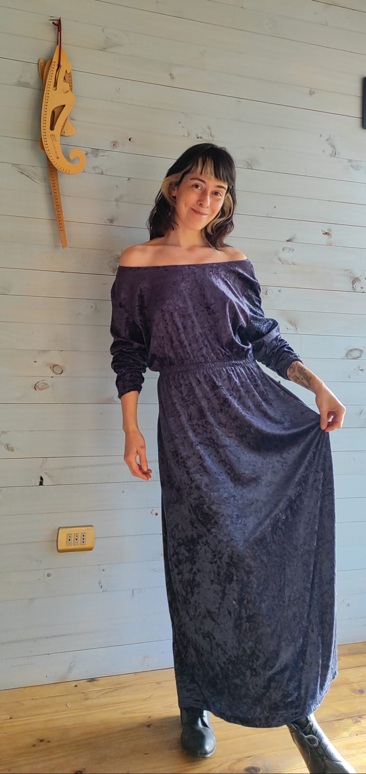 MAXI VESTIDO TERCIOPELO