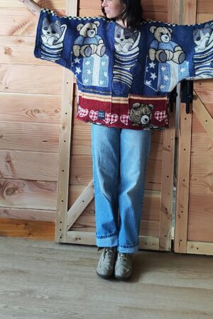 SWEATER PONCHITO PELUDITOS